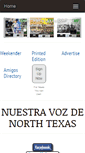 Mobile Screenshot of nuestravozdetc.com