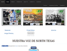 Tablet Screenshot of nuestravozdetc.com